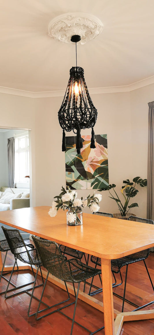 Kezia beaded chandelier